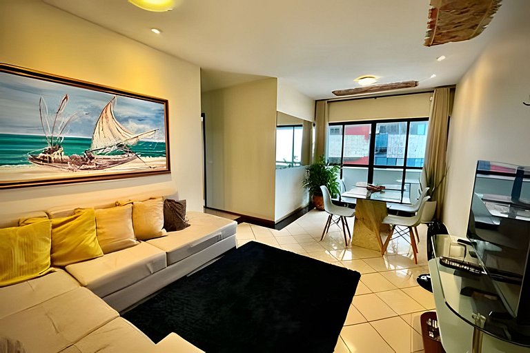 BEIRA MAR com vista incrível e conforto exclusivo