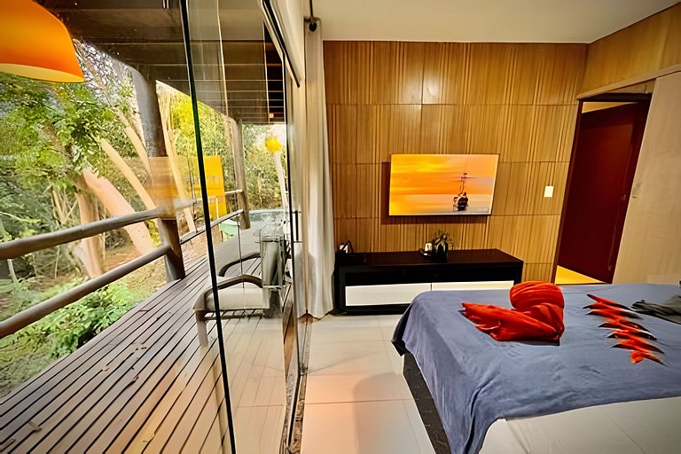 Bangalô com Piscina Privativa